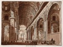 Forum Romanum, 1833-Agostino Tofanelli-Framed Stretched Canvas