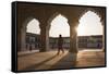 Agra Fort at Sunset, UNESCO World Heritage Site, Agra, Uttar Pradesh, India, Asia-Ben Pipe-Framed Stretched Canvas