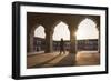 Agra Fort at Sunset, UNESCO World Heritage Site, Agra, Uttar Pradesh, India, Asia-Ben Pipe-Framed Photographic Print