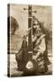 Agra, India - Lady Sitar Player-null-Stretched Canvas