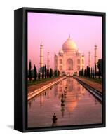 Agra, India, Wonder of the Taj Mahal-Bill Bachmann-Framed Stretched Canvas