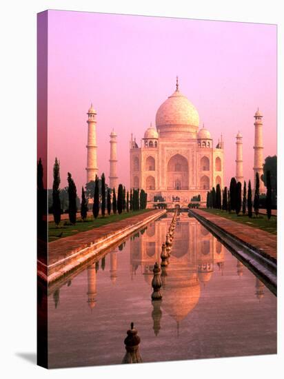 Agra, India, Wonder of the Taj Mahal-Bill Bachmann-Stretched Canvas