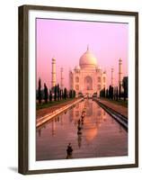 Agra, India, Wonder of the Taj Mahal-Bill Bachmann-Framed Premium Photographic Print