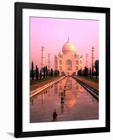 Agra, India, Wonder of the Taj Mahal-Bill Bachmann-Framed Photographic Print