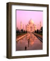 Agra, India, Wonder of the Taj Mahal-Bill Bachmann-Framed Photographic Print