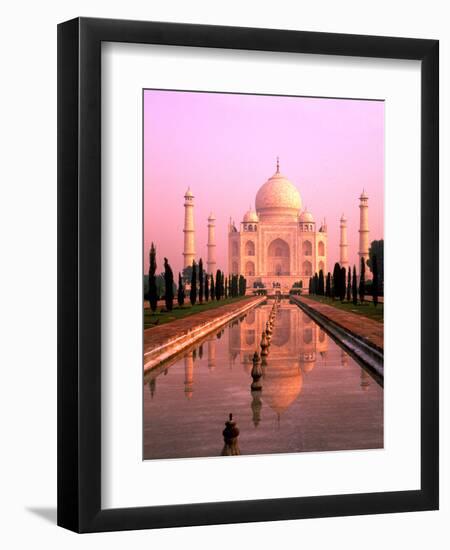 Agra, India, Wonder of the Taj Mahal-Bill Bachmann-Framed Photographic Print