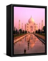 Agra, India, Wonder of the Taj Mahal-Bill Bachmann-Framed Stretched Canvas