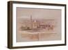 Agra Mosque, Cairo-Edward Lear-Framed Giclee Print