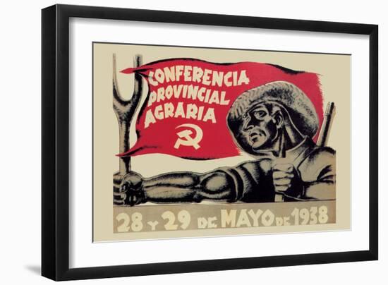 Agrarian Conference-Puyol-Framed Art Print