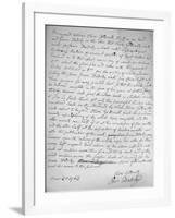 Agreement by Oliver Goldsmith to write for James Dodsley, 31st March 1763., 1899-Oliver Goldsmith-Framed Giclee Print