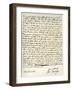 Agreement by Oliver Goldsmith to Write for James Dodsley, 31st March 1763-Oliver Goldsmith-Framed Giclee Print