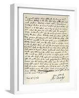 Agreement by Oliver Goldsmith to Write for James Dodsley, 31st March 1763-Oliver Goldsmith-Framed Giclee Print