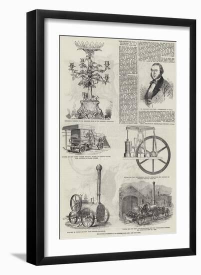 Agricultural Implements at the Smithfield Club Show-null-Framed Giclee Print