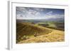 Agricultural Landscape, Cambrian Mountains, Pumlumon Living Landscape Project, Ceredigion, Wales-Peter Cairns-Framed Photographic Print