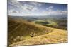 Agricultural Landscape, Cambrian Mountains, Pumlumon Living Landscape Project, Ceredigion, Wales-Peter Cairns-Mounted Photographic Print