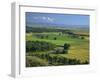 Agricultural Landscape, in the Valley of the Little Bighorn River, Near Billings, Montana, USA-Waltham Tony-Framed Photographic Print