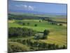 Agricultural Landscape, in the Valley of the Little Bighorn River, Near Billings, Montana, USA-Waltham Tony-Mounted Photographic Print