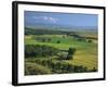 Agricultural Landscape, in the Valley of the Little Bighorn River, Near Billings, Montana, USA-Waltham Tony-Framed Photographic Print