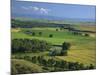 Agricultural Landscape, in the Valley of the Little Bighorn River, Near Billings, Montana, USA-Waltham Tony-Mounted Photographic Print