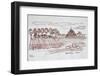 Agricultural landscape towards Mont Saint-Michel, Normandy, France-Richard Lawrence-Framed Photographic Print