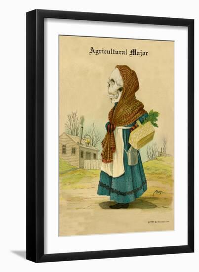 Agricultural Major-F. Frusius M.d.-Framed Art Print