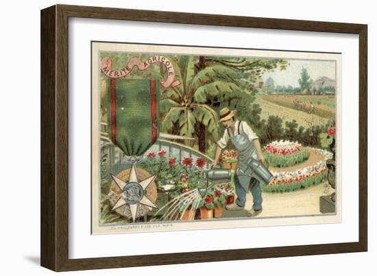 Agricultural Merit Medal-null-Framed Giclee Print