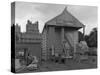 Agricultural Stand at the Royal Show at Wollaton Hall, Nottingham, Nottinghamshire, July 1954-Michael Walters-Stretched Canvas