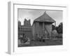 Agricultural Stand at the Royal Show at Wollaton Hall, Nottingham, Nottinghamshire, July 1954-Michael Walters-Framed Photographic Print