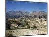 Agricultural Valley and Mountains, Heraklion, Crete, Greece-James Green-Mounted Photographic Print