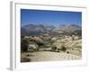 Agricultural Valley and Mountains, Heraklion, Crete, Greece-James Green-Framed Photographic Print