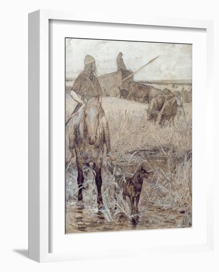 Agriculture, 1892-Fernand Cormon-Framed Giclee Print