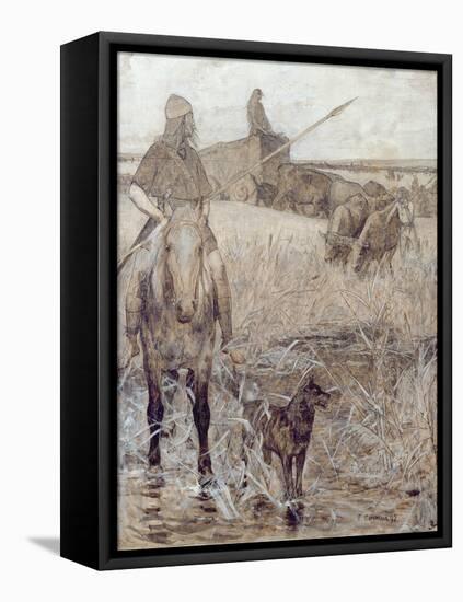 Agriculture, 1892-Fernand Cormon-Framed Stretched Canvas