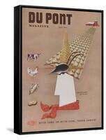 Agriculture and Du Pont, Front Cover of 'The Du Pont Magazine', April 1947-null-Framed Stretched Canvas