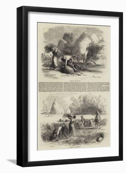 Agriculture in France-Charles Emile Jacque-Framed Giclee Print