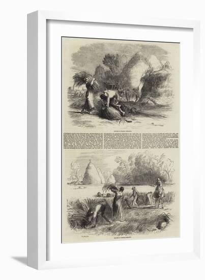 Agriculture in France-Charles Emile Jacque-Framed Giclee Print