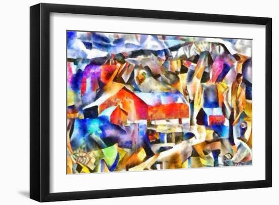 agriculture in the forest,2017-Alex Caminker-Framed Giclee Print