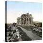 Agrigente (Sicily, Italy), the Concorde Temple (Vth Century B,C,), Circa 1860-Leon, Levy et Fils-Stretched Canvas