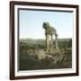 Agrigente (Sicily, Italy), the Temple of Dioscures Castor and Pollux (Vth Century B,C,), Circa 1860-Leon, Levy et Fils-Framed Photographic Print