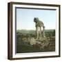 Agrigente (Sicily, Italy), the Temple of Dioscures Castor and Pollux (Vth Century B,C,), Circa 1860-Leon, Levy et Fils-Framed Photographic Print