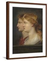 Agrippina and Germanicus, 1614-Peter Paul Rubens-Framed Giclee Print