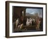 Agrippina Landing at Brundisium with the Ashes of Germanicus, 1770 (Oil on Canvas)-Benjamin West-Framed Giclee Print