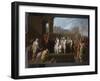 Agrippina Landing at Brundisium with the Ashes of Germanicus, 1770 (Oil on Canvas)-Benjamin West-Framed Giclee Print