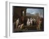 Agrippina Landing at Brundisium with the Ashes of Germanicus, 1770 (Oil on Canvas)-Benjamin West-Framed Giclee Print