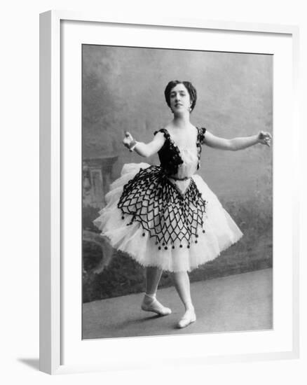 Agrippina Yakovlevna Vaganova in a Scene from the Ballet 'Paqita', 1900-null-Framed Photographic Print