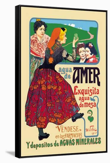 Agua de Amer: Exquisita Agua de Mesa-Mary Wright Jones-Framed Stretched Canvas