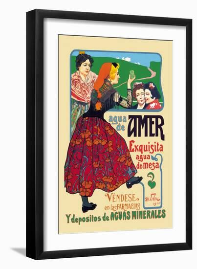 Agua de Amer: Exquisita Agua de Mesa-Mary Wright Jones-Framed Art Print