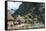 Aguas Calientes, the Town and Railway Station at the Foot of the Sacred Machu Picchu Mountain, Peru-xura-Framed Stretched Canvas