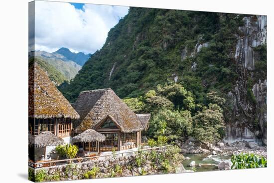 Aguas Calientes, the Town and Railway Station at the Foot of the Sacred Machu Picchu Mountain, Peru-xura-Stretched Canvas