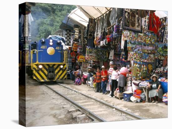 Aguas Calientes, Tourist Town Below Inca Ruins, Built Round Railway, Machu Picchu, Peru-Tony Waltham-Stretched Canvas