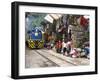 Aguas Calientes, Tourist Town Below Inca Ruins, Built Round Railway, Machu Picchu, Peru-Tony Waltham-Framed Photographic Print